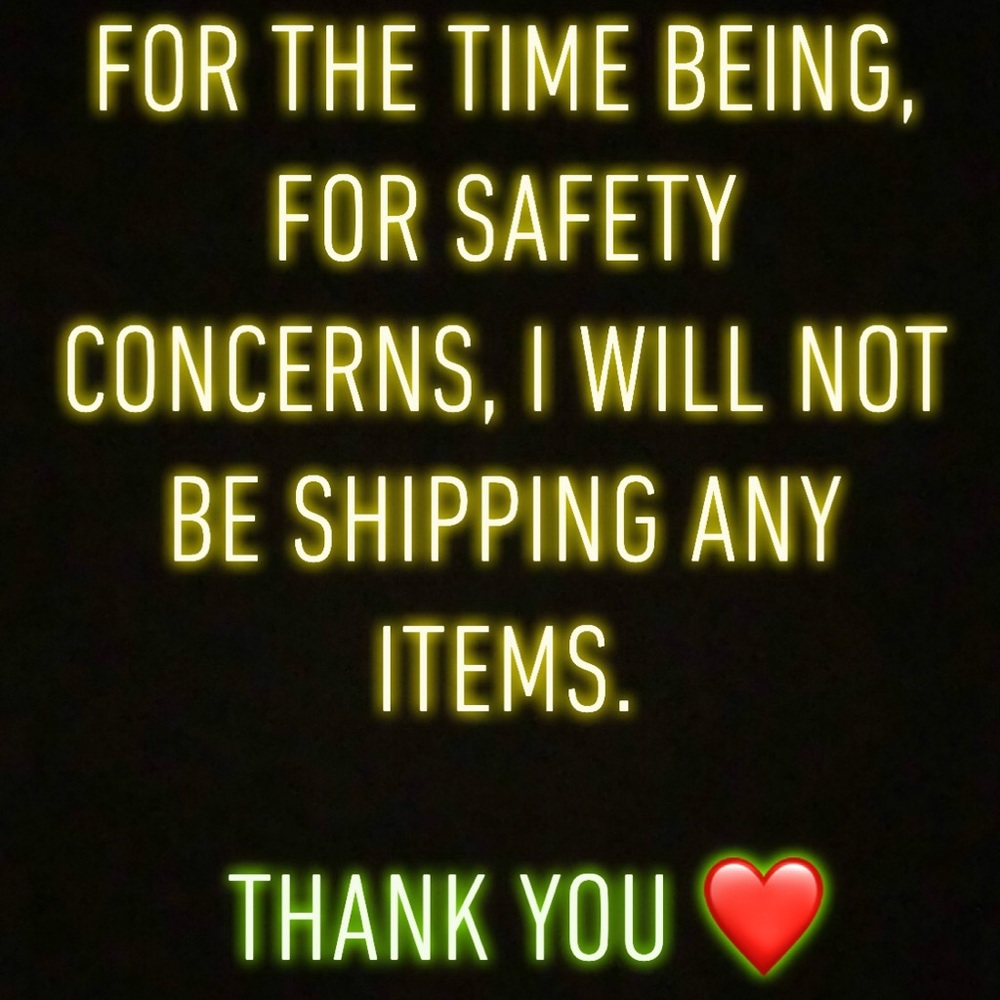 Not selling or sending any items on my page